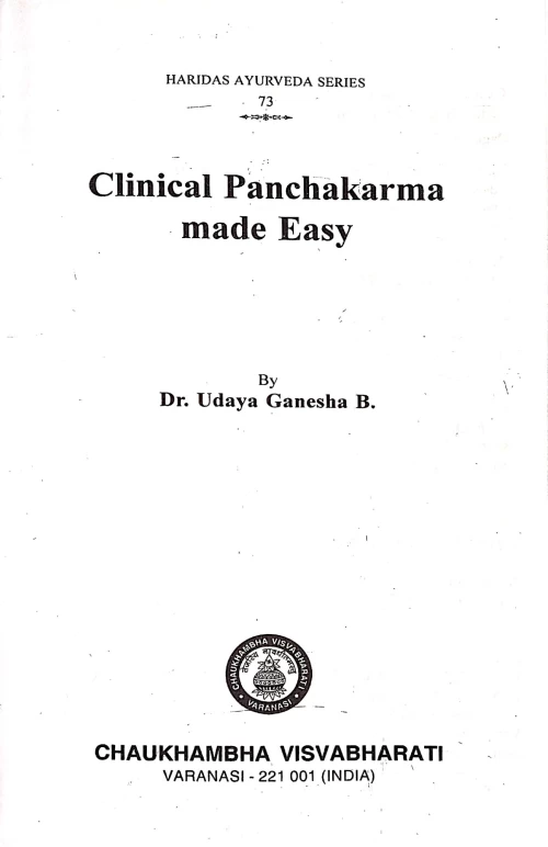 Clinical Panchakarma Made Easy